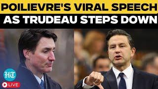 LIVE: Canada's Trump Poilievre's Speech Goes Viral As Justin Trudeau Resigns | Canada News | Trump