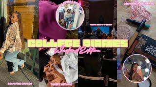 College Diaries: Thrifting, Church, Makeup GRWM, Hauls, Kickback|NCAT |QueenAria Ziya