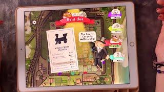  iPad ASMR - Let's Play two games of MONOPOLY - Close Clicky Whispers