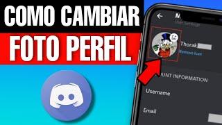 Como Cambiar la FOTO DE PERFIL en DISCORD muy fácil y rápido