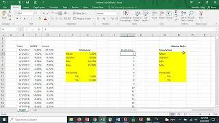 Value at Risk in Excel Historical vs Monte Carlo Methods