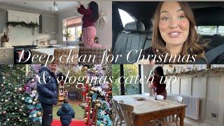 Vlogmas catch up ️ deep Clean my house for Christmas | brunch with my friends & Albert met Santa