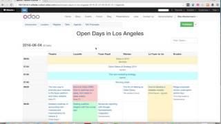 Odoo 9 Modul Events - Tutorial