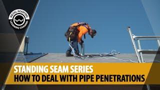 How To Handle Pipe Penetrations On A Standing Seam Metal Roof [Layout Of Panels + Moving Pipes]