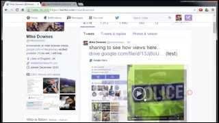 Sharing a Google Drive video to Twitter, it plays