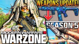 WARZONE: The Major SEASON 5 WEAPONS UPDATE! (New META UPDATE)