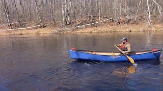 WI's THORNAPPLE RIVER by CANOE / ESQUIF POCKET CANYON