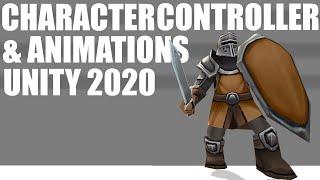 Character Controller With Animations - Walk, Run, Jump & Attack - Unity 2020 - Beginner Tutorial