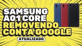 Remover conta Google Samsung A01 Core (A013) A01 Atualizado SEM PC