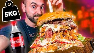 BURGUER RAIZ de *5KG* !! [ Comida de rua ] 