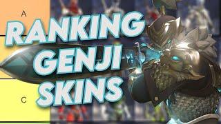 THE BEST GENJI SKIN TIER LIST VIDEO IN OVERWATCH 2!!! (THANK YOU FOR 1k!!!)