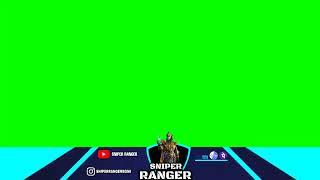 Free Stream Overlay no copyright | No copyright free overlay live streaming template | Sniper ranger