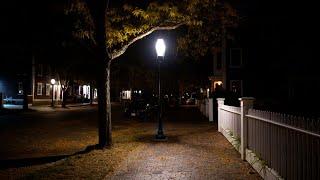 Salem, Massachusetts at 2AM - Late Night Walk Witch City - 4K Binaural