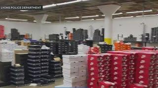 Chicago area police discover warehouse with nearly $5 million in stolen shoes