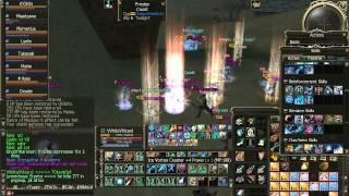 Lineage 2 - 9vs18 fight for green spot hellbound - server Teon