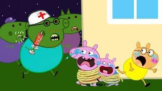 Zombie Apocalypse, Nightmare Zombie Daddy Pig VS Peppa Pig Family‍️ | Peppa Pig Funny Animation