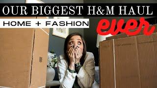 BIGGEST H&M HAUL EVER!! | H&M HOME & FASHION SPRING 2021