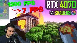 Ruining the RTX 4070's Performance in Minecraft with Shaders!