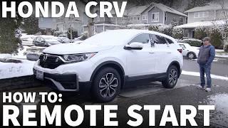 How to Use Remote Engine Start (RES) on Honda Vehicles - 2021 Honda CRV Remote Start