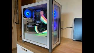 1500$ RTX 3060 Ti & Ryzen 5 3600 RGB Gaming/Editing PC | 4K Timelapse Build