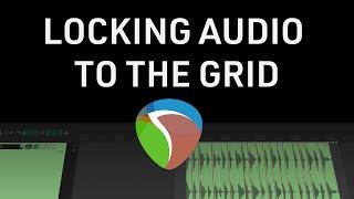Lock or Quantize Audio to Grid with Reaper