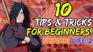 10 TIPS & TRICKS FOR BEGINNERS IN SHINOBI LIFE 2! | Shindo Life