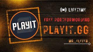 lifetime free port forwarding Using playit.gg (Remote Acess Trojan)#Mr_Eleven