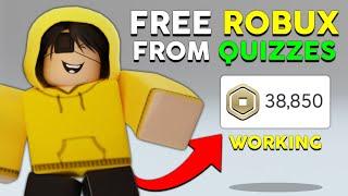 *NEW* How To Get FREE ROBUX By Solving Quizzes Tutorial!  (REAL METHOD) in 2024..
