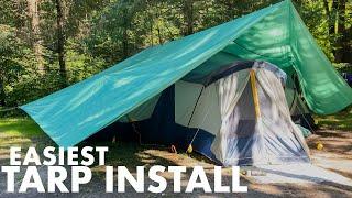Easy Camping Tarp Install
