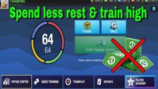 High Teamplay Training method without spending many rest packs in Top Eleven 2024