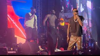 Wizkid in Lagos beach vibez: Cater Went Crazy on Stage, performing with Wizkid for the first time