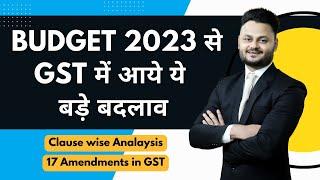 All GST amendments in Budget 2023 |GST Updates in Budget 2023 ft @skillvivekawasthi