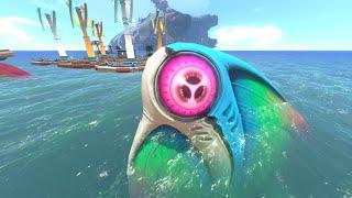 Alpha Peeper In Subnautica #Shorts #Subnautica Modded