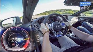 2018 Mercedes-AMG S63 (612hp) - 0-265 km/h RACE START (60FPS)