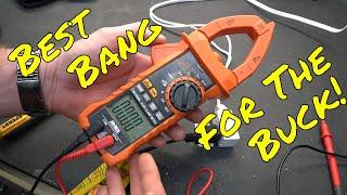 Harbor Freight CM1000A Ames Instruments AC/DC Clamp Meter Review & how to use! New Tool Day Tuesday