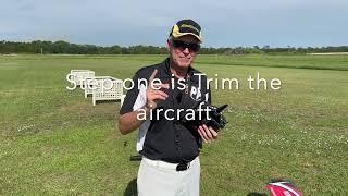 MIchael Wargo Flight Instruction:  Dialing it in.   RC Aircraft perfect setup