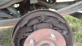 1996 Ford F-150 Rear Brake Shoe replacement