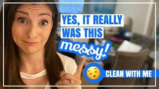 EXTREME MESSY CLEAN WITH ME // Actual Messy House Cleaning Motivation + Instant Organizing