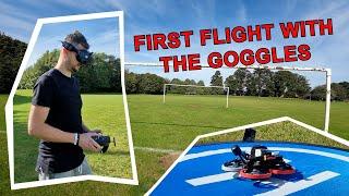 Getting into FPV: First Flight with the Goggles