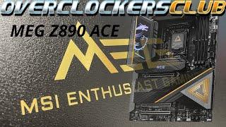 Overclockersclub  MSI Z890 ACE Review!