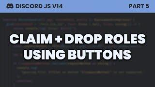 Claim + Drop Roles with Buttons (Discord.js v14)