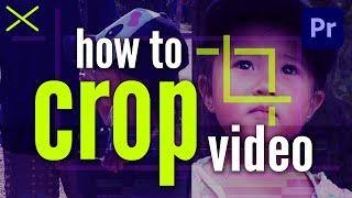 How to CROP VIDEO in Premiere Pro CC 2021 | Crop Effect Tutorial