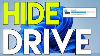 How To Hide Drive In Windows 11