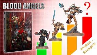 BLOOD ANGELS Units RATED Tier List in 10th Edition Codex - Strongest + Weakest Datasheets