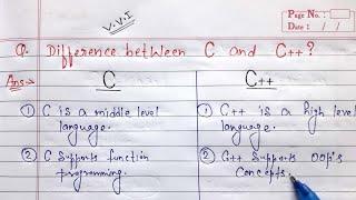 Difference between C and C++ in hindi | C and C++ | C vs C++ | Learn Coding