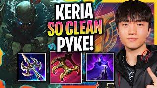 KERIA IS SO CLEAN WITH PYKE SUPPORT! | T1 Keria Plays Pyke Support vs Braum!  Season 2024