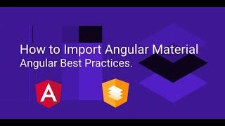 How to Import Angular Material All Module Globally
