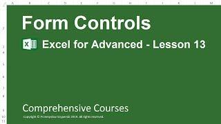 Form Controls - Excel for Advanced - Lesson 13