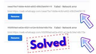Fix Google Chrome Failed Network Error Resume Windows 10/8/7 | Chrome Not Downloading Files Fixed
