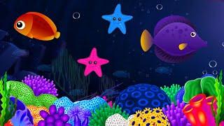 Колыбельные перед сном и успокаивающая подводная анимация: Детская колыбельная
